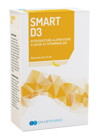 SMART D3 GOCCE 15 ML GUSTO BANANA - Farma Nice