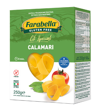 FARABELLA CALAMARI SENZA GLUTINE 250 G - Farma Nice