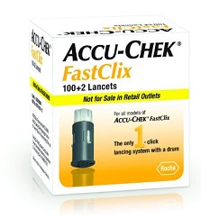 LANCETTE PUNGIDITO ACCU-CHEK FASTCLIX 100 + 2 PEZZI - Farma Nice