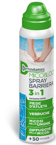 DERMOVITAMINA MICOBLOCK SPRAY BARRIERA 3 IN 1 PIEDE D'ATLETA 100 ML - Farma Nice
