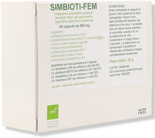 SIMBIOTI FEM 60 CAPSULE - Farma Nice