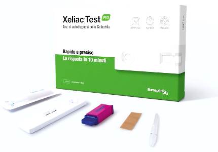XELIAC TEST PRO DETERMINAZIONE ANTICORPI IGA E IGG ASSOCIATI ALLA MALATTIA CELIACA 1 PEZZO - Farma Nice