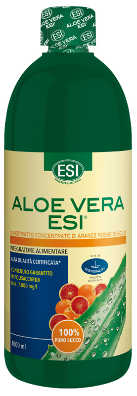 ESI ALOE SUCCO ARANCIA ROSSA 1000 ML - Farma Nice