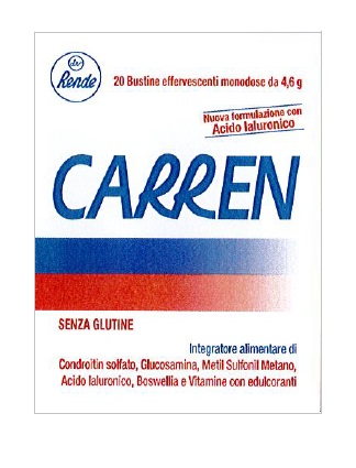 CARREN 20 BUSTINE EFFERVESCENTI MONODOSE DA 4,6 G L'UNA - Farma Nice