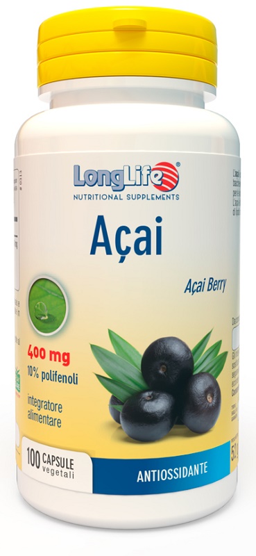 LONGLIFE ACAI 100 CAPSULE VEGETALI - Farma Nice