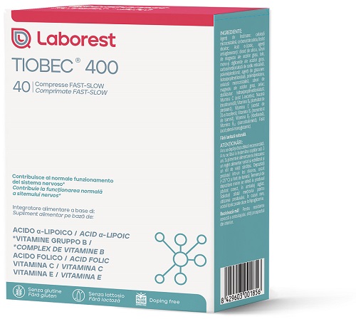 TIOBEC 400 40 COMPRESSE FAST-SLOW DA 1,28 G - Farma Nice