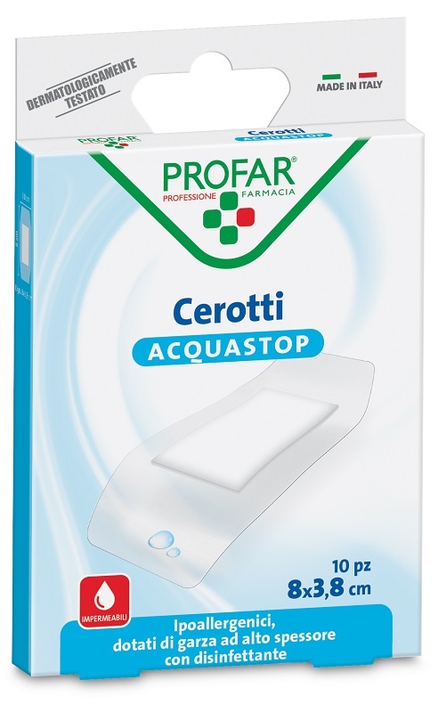ACQUASTOP SUPER 8X3,8 CM 10 CEROTTO - Farma Nice