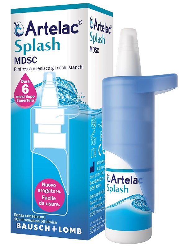 ARTELAC SPLASH MULTIDOSE GOCCE OCULARI FLACONE 10 ML - Farma Nice