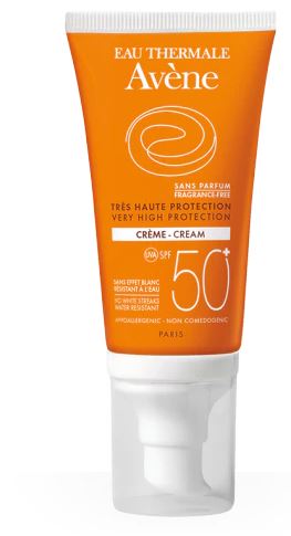 AVENE SOLARE CREMA SPF 50+ SENZA PROFUMO 50 ML - Farma Nice