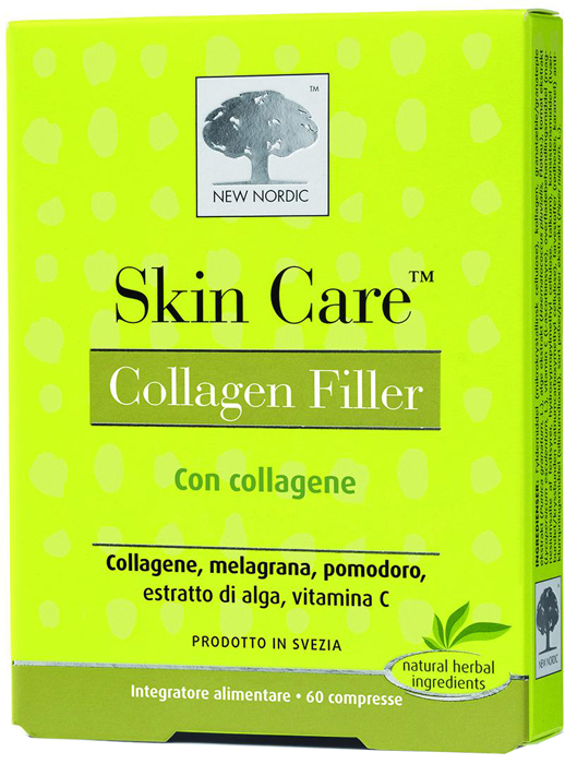 SKIN CARE COLLAGEN FILLER 60 COMPRESSE - Farma Nice