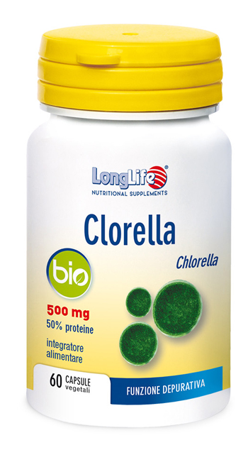 LONGLIFE CLORELLA BIO 60 CAPSULE - Farma Nice