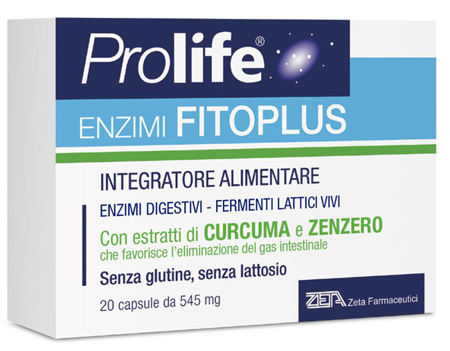 PROLIFE ENZIMI FITOPLUS 20 CAPSULE - Farma Nice