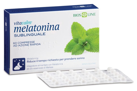 VITACALM MELATONINA 120 COMPRESSE SUBLINGUALI - Farma Nice