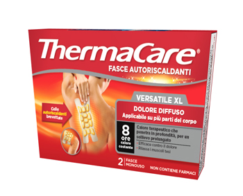 FASCIA AUTORISCALDANTE VERSATILE THERMACARE XL 2 PEZZI - Farma Nice