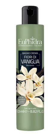 EUPHIDRA BAGNOCREMA NUTR VANIGLIA BAGNO CREMA IN FLACONE CON ETICHETTA - Farma Nice
