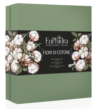 EUPHIDRA COFANETTO FIORI DI COTONE CONTENENTE 1 BAGNO CREMA 1 ACQ PROFUMATA 1 - Farma Nice