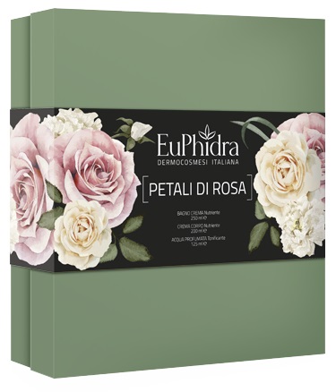 EUPHIDRA COFANETTO PETALI DI ROSA CONTENENTE 1 BAGNO CREMA 1 ACQ PROFUMATA 1 - Farma Nice
