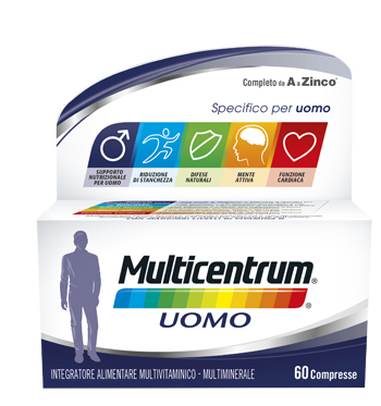 MULTICENTRUM UOMO 60 COMPRESSE - Farma Nice