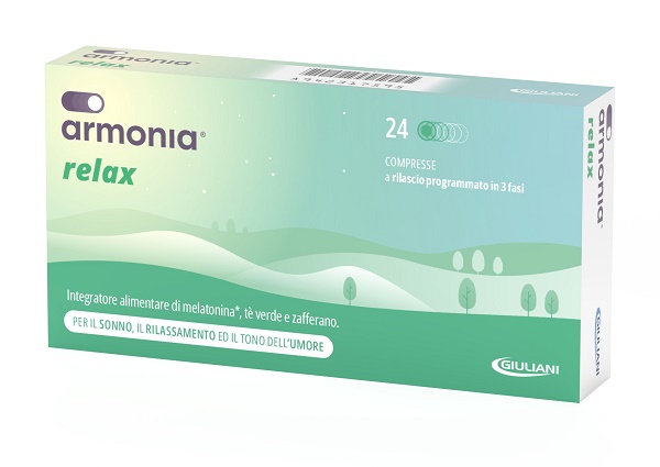 ARMONIA RELAX 1 MG A BASE DI MELATONINA 24 COMPRESSE - Farma Nice
