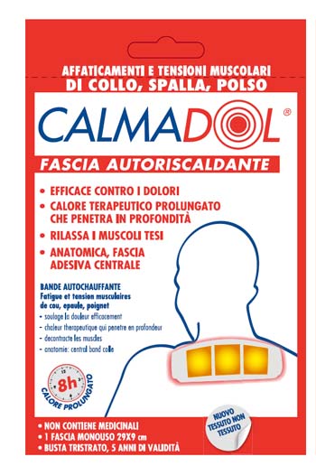 CALMADOL FASCIA RISCALDANTE BIPACK 2 PEZZI - Farma Nice