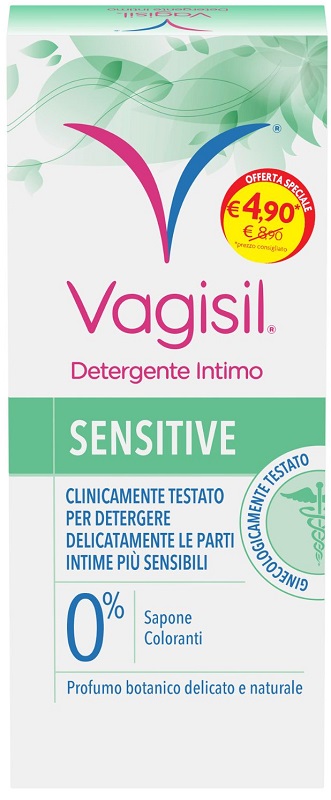VAGISIL DETERGENTE SENSITIVE 250 ML + 75 ML OFFERTA SPECIALE - Farma Nice