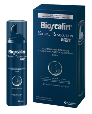 BIOSCALIN SIGNAL REVOLUTION MEN TRATTAMENTO INTENSIVO ANTICADUTA ANTIDIRADAMENTO FOAM 75 ML - Farma Nice