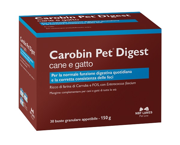 CAROBIN PET DIGEST GRANULARE 30 BUSTE DA 5 G - Farma Nice