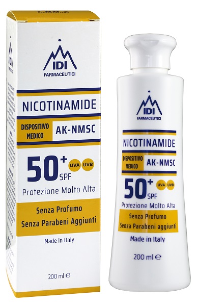 NICOTINAMIDE AK-NMSC 50+SPF PROTEZIONE MOLTO ALTA 200 ML - Farma Nice