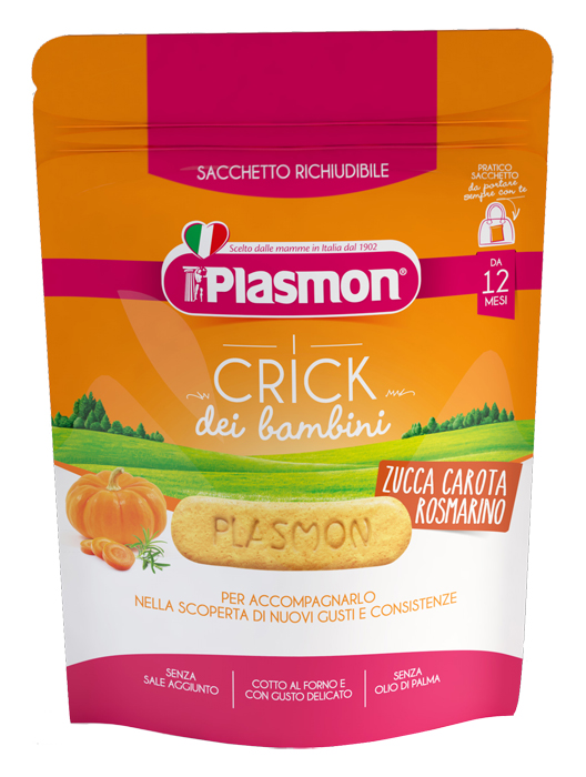 PLASMON CRICK ZUCCA/CARORA/ROSMARINO 100 G - Farma Nice