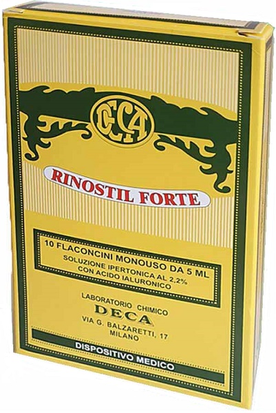 RINOSTIL FORTE SOLUZIONE IPERTONICA 10 FLACONCINI MONOUSO DA 5 ML - Farma Nice