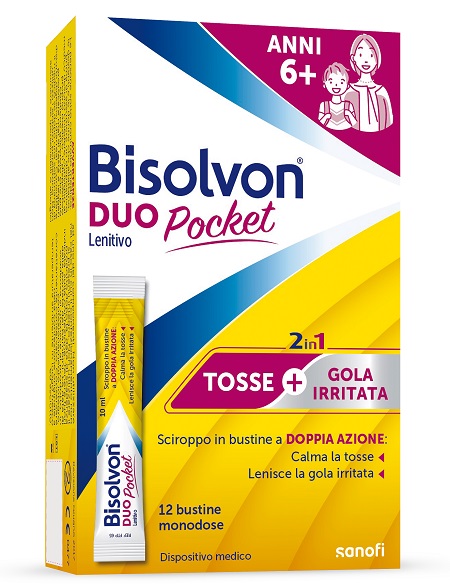 BISOLVON DUO POCKET LENITIVO NEW 12 BUSTINE - Farma Nice