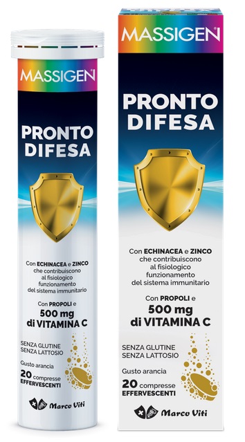 MASSIGEN PRONTO DIFESA 20 COMPRESSE EFFERVESCENTI - Farma Nice