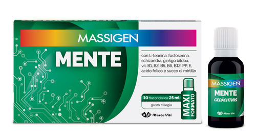 MASSIGEN MENTE 10 FLACONI DA 25 ML - Farma Nice