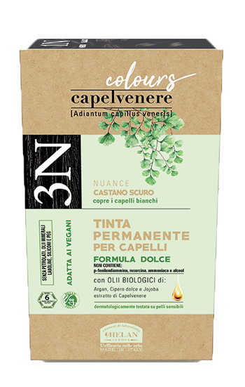 CAPELVENERE COLOURS TINTA CAPELLI 3N CASTANO SCURO - Farma Nice
