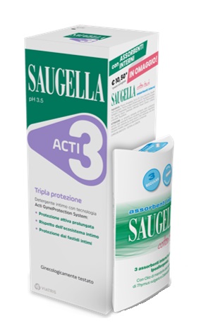 SAUGELLA ACTI3 250 ML + ASSORBENTI INTERNI OMAGGIO - Farma Nice