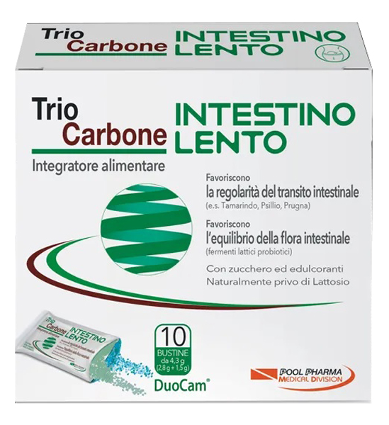 TRIOCARBONE INTESTINO LENTO 10 BUSTINE - Farma Nice