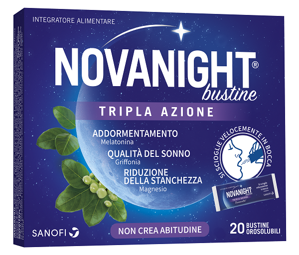 NOVANIGHT 20 BUSTINE TRIPLA AZIONE - Farma Nice