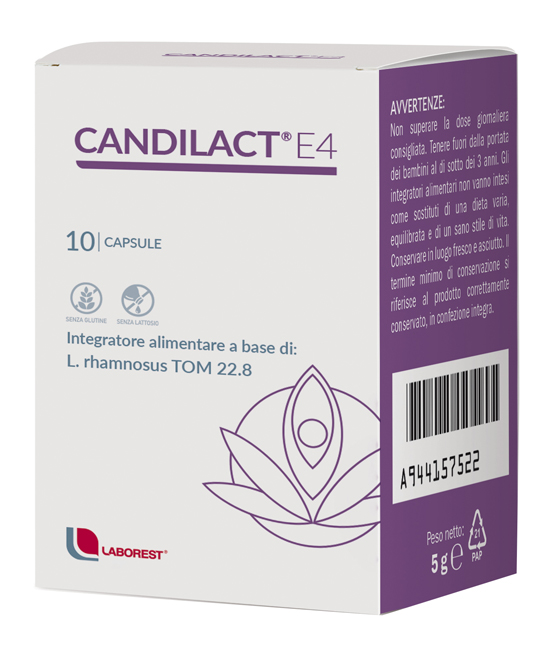 CANDILACT E4 10 CAPSULE - Farma Nice