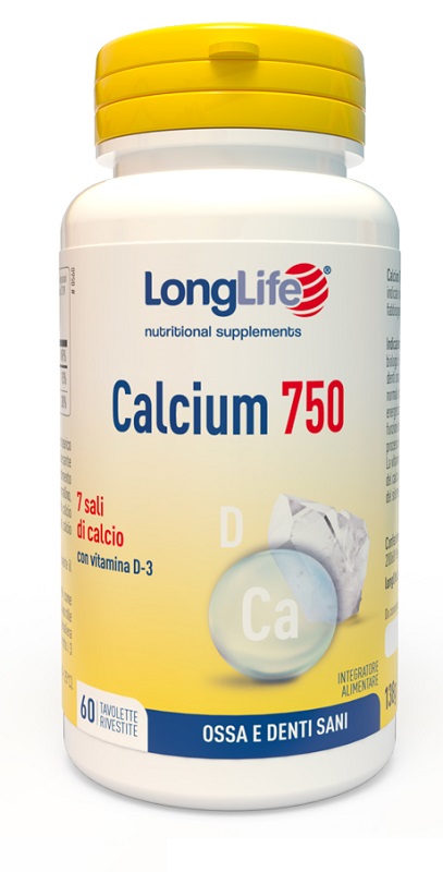 LONGLIFE CALCIUM 750 MG 60 TAVOLETTE - Farma Nice