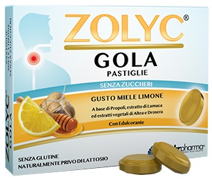 ZOLYC GOLA MIELE/LIMONE SENZA ZUCCHERI 36 PASTIGLIE - Farma Nice