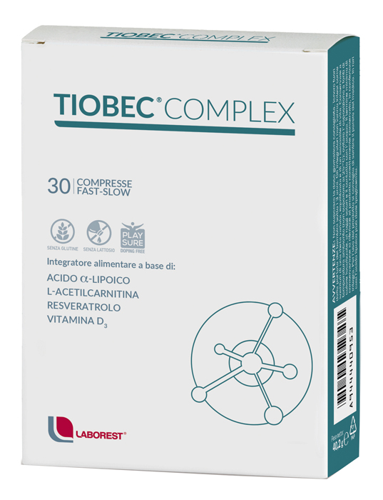 TIOBEC COMPLEX 30 COMPRESSE FAST SLOW - Farma Nice