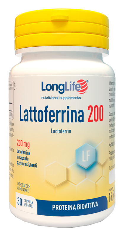 LONGLIFE LATTOFERRINA200 30 CAPSULE VEGETALI DA 550 MG - Farma Nice
