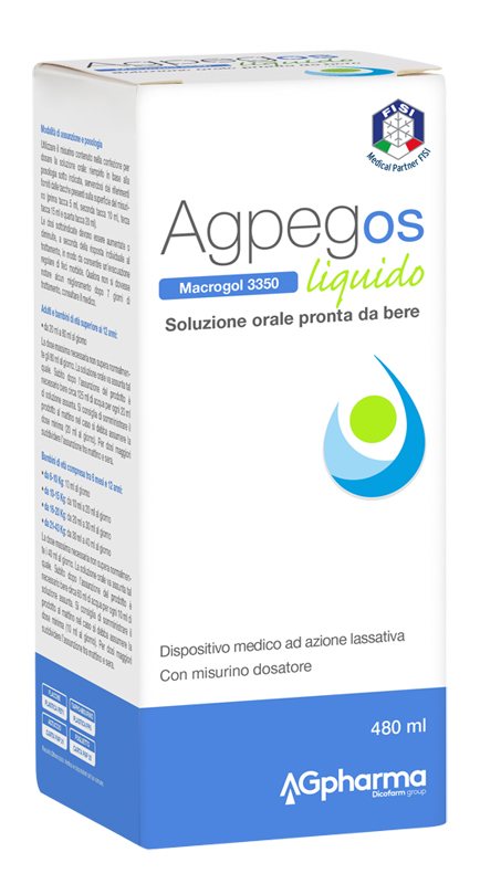 AGPEG OS MACROGOL 3350 LIQUIDO 480 ML - Farma Nice