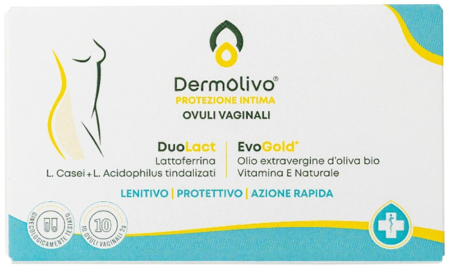 DERMOLIVO OVULI VAGINALI 10 PEZZI - Farma Nice
