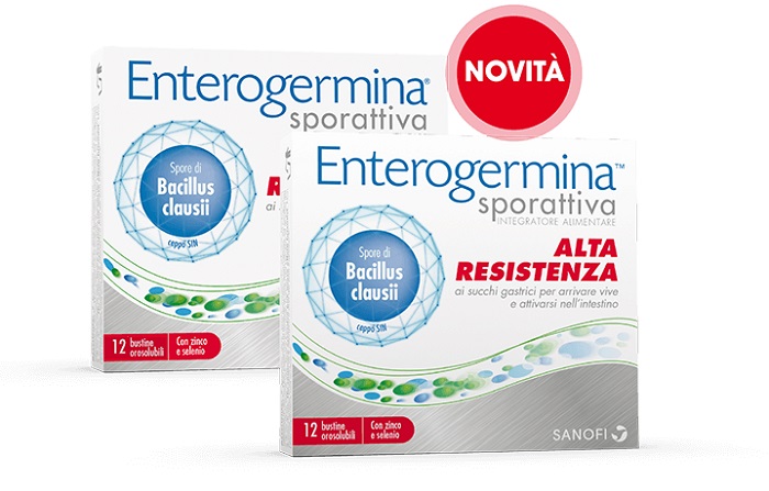 ENTEROGERMINA SPORATTIVA 12+12 BUSTINE ORODISPERSIBILI - Farma Nice