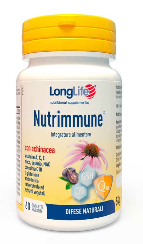 LONGLIFE NUTRIMMUNE 60 TAVOLETTE RIVESTITE - Farma Nice