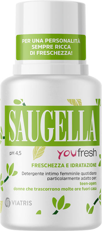 SAUGELLA YOU FRESH PH 4,5 FRESCHEZZA E IDRATAZIONE DETERGENTE INTIMO 100 ML - Farma Nice