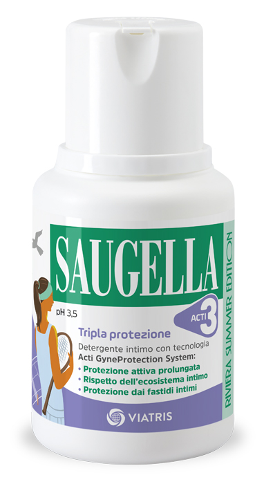 SAUGELLA ACTI3 DETERGENTE INTIMO 100 ML - Farma Nice