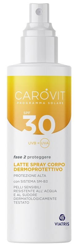CAROVIT PROGRAMMA SOLARE LATTE CORPO SPF30 200 ML - Farma Nice