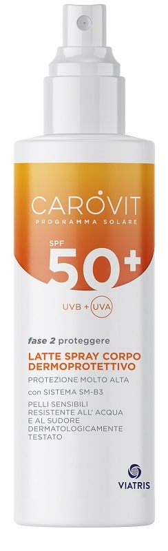 CAROVIT PROGRAMMA SOLARE LATTE CORPO SPF50+ 200 ML - Farma Nice